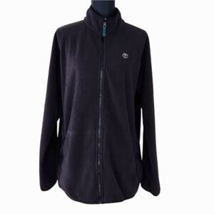 Timberland Jacket Black Fleece Long Sleeve Full Zip (XL)